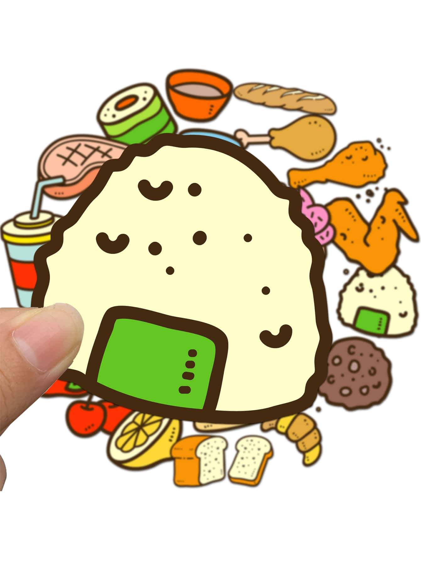 The Cute Food Stickers is a simple and interesting sticker