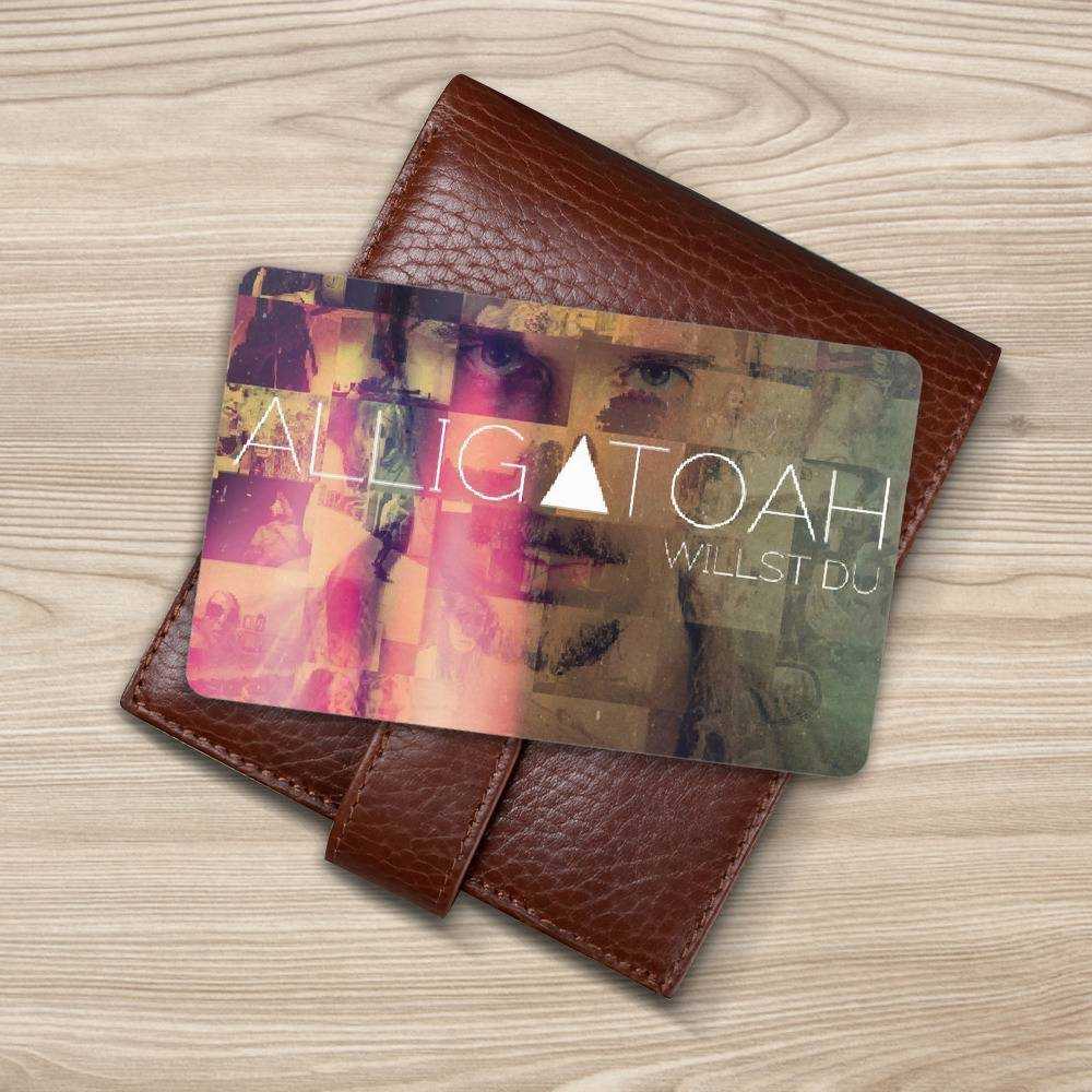 Alligatoah Wallet Card Willst Du Wallet-einsteckkarte