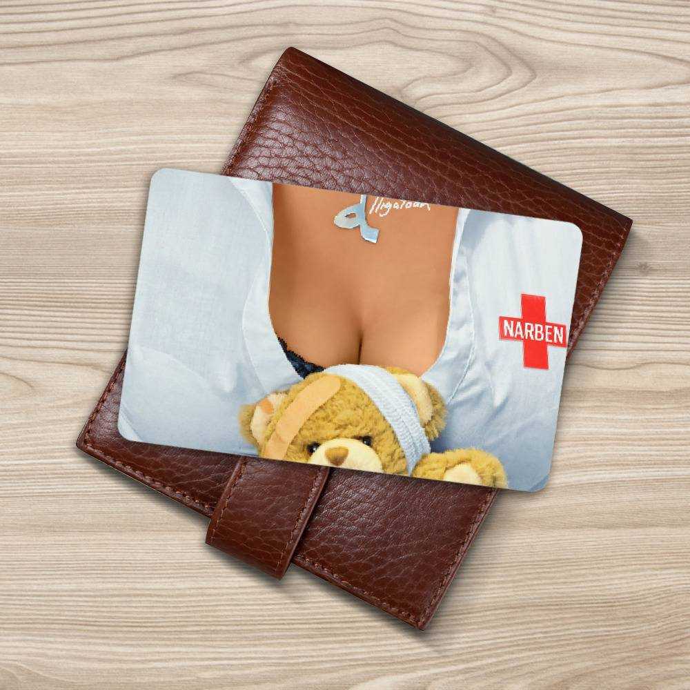 Alligatoah Brieftaschenkarte Narben Brieftaschen-einsteckkarte