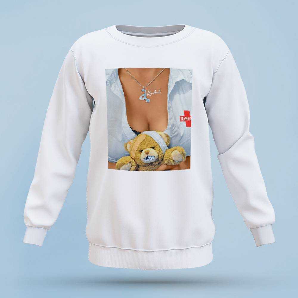 Alligatoah Sweatshirt Klassisches Sweatshirt Narben Sweatshirt