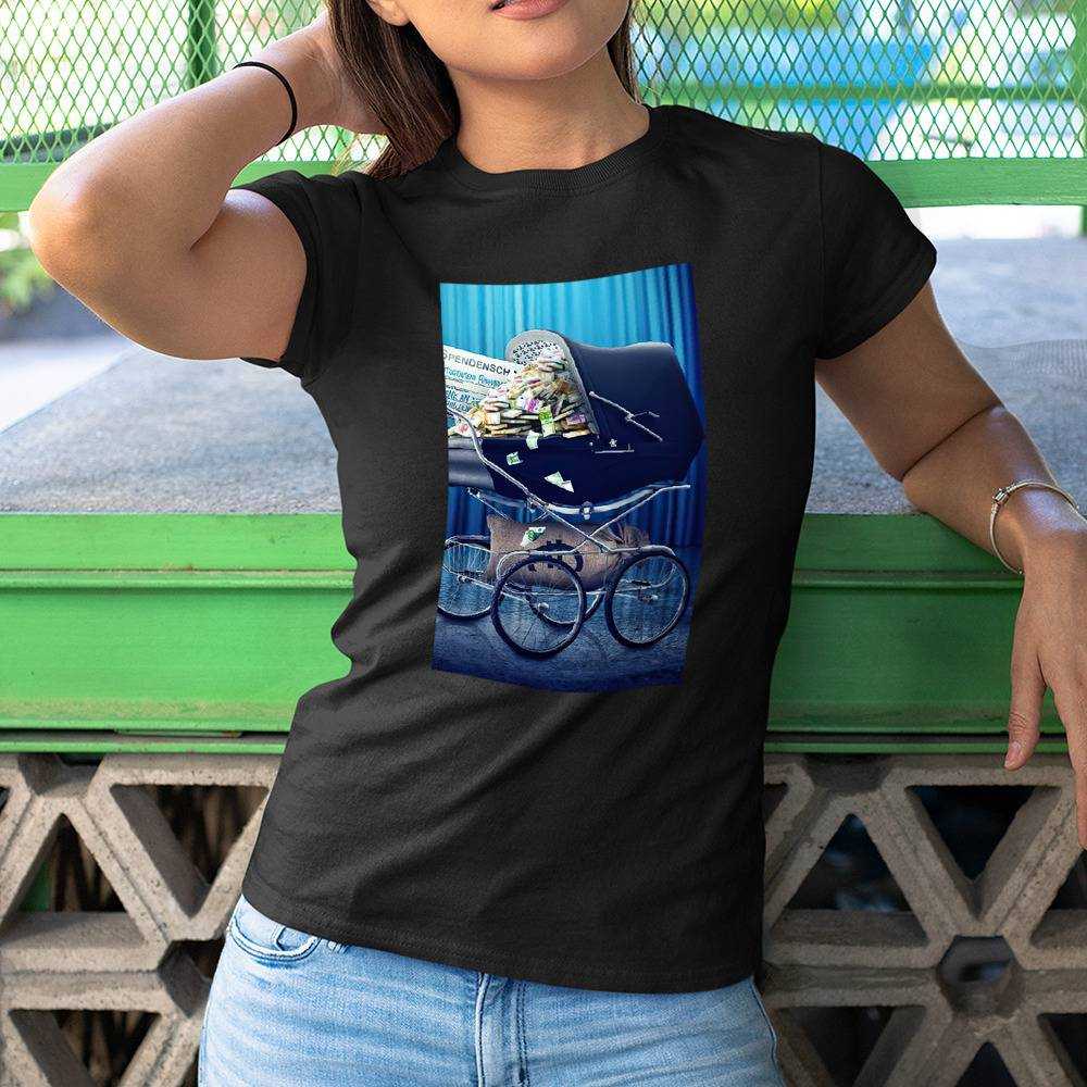 Alligatoah T-Shirt Denk an Die Kinder T-Shirt Baumwollhemd