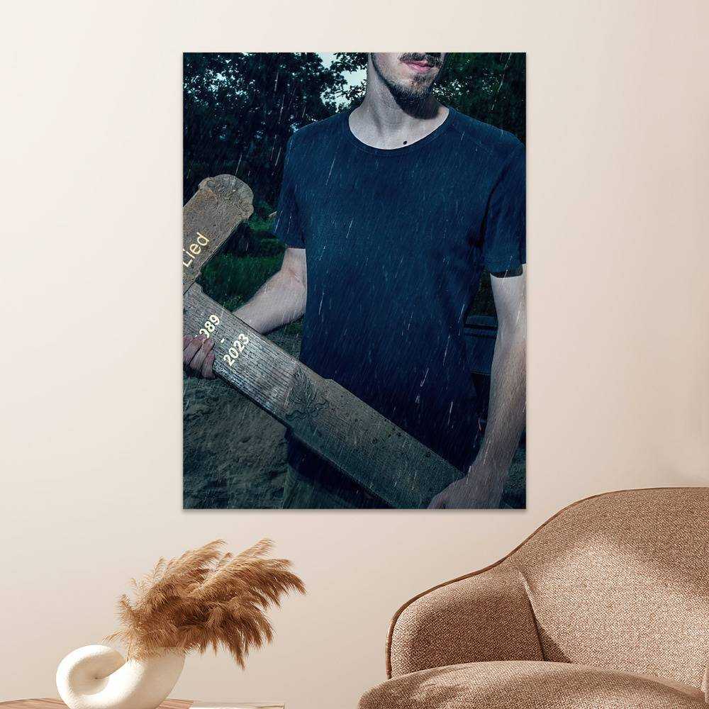 Alligatoah Poster Trauerfeier Lied Poster Wall Art Sticky Poster