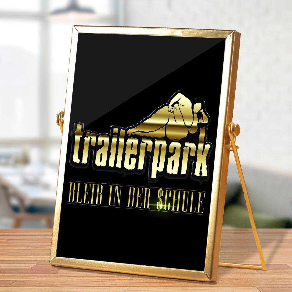 Alligatoah Plaque Classic Plaque Bleib in Der Schule Plaque