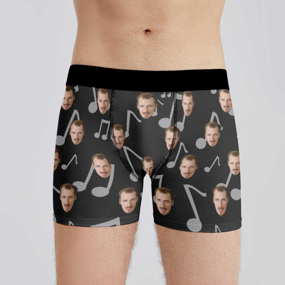 Alligatoah Boxer Custom Photo Boxer Herren Unterw?sche Music Note Boxer Schwarz