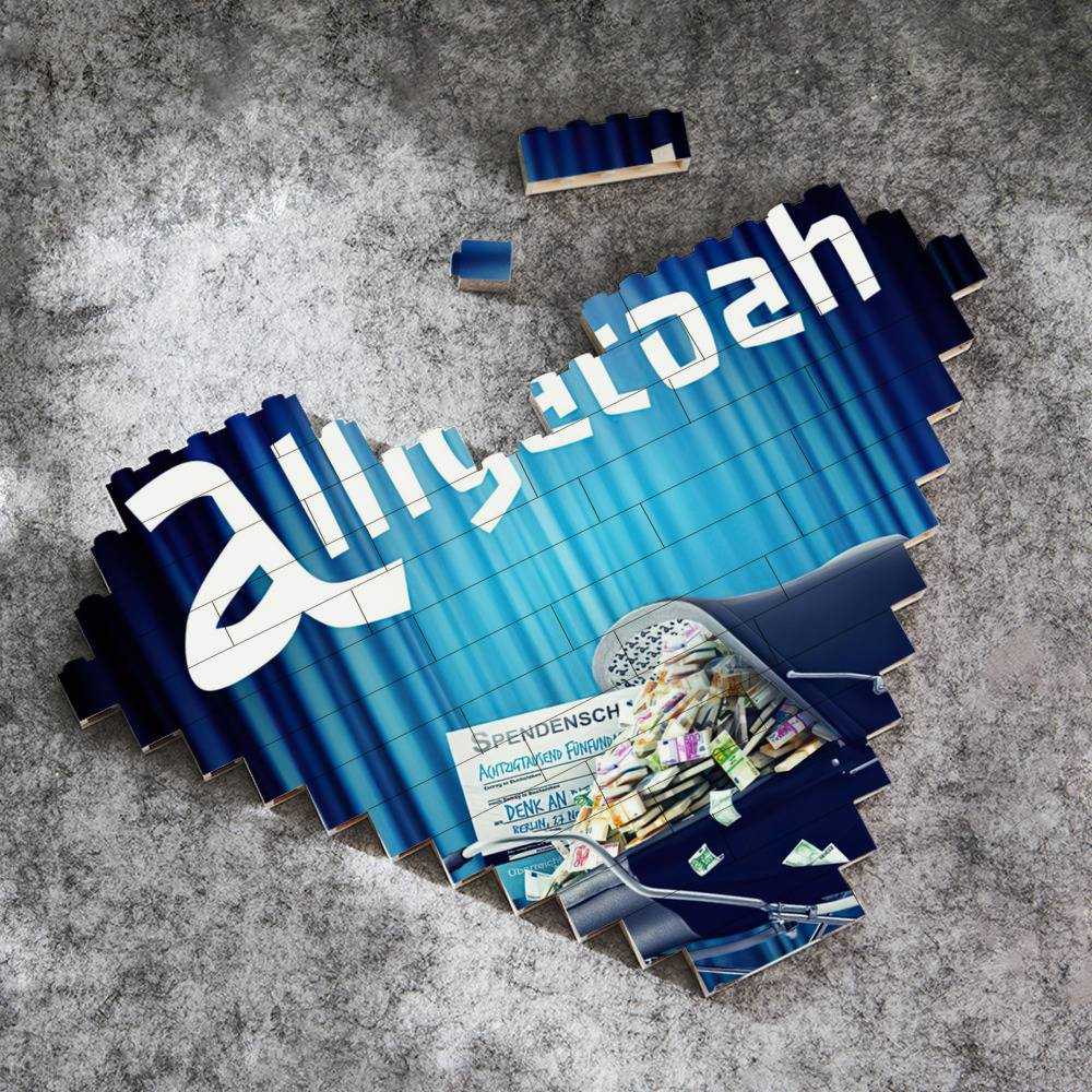 Alligatoah Heart Shape Building Blocks Denk An Die Kinder Building Blocks
