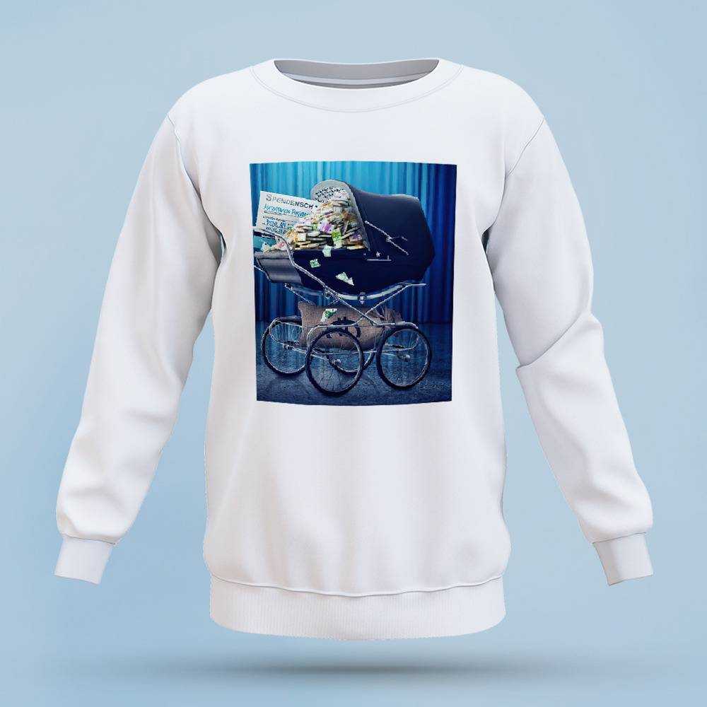 Alligatoah Sweatshirt Klassisches Sweatshirt Denk An Die Kinder Sweatshirt