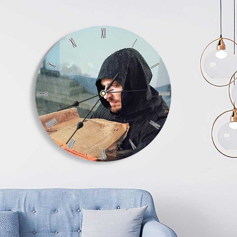 Alligatoah Runde Wanduhr Wohnkultur Wanduhr Geschenke Für Alligatoah Fans Rotz Und Wasser Wanduhr
