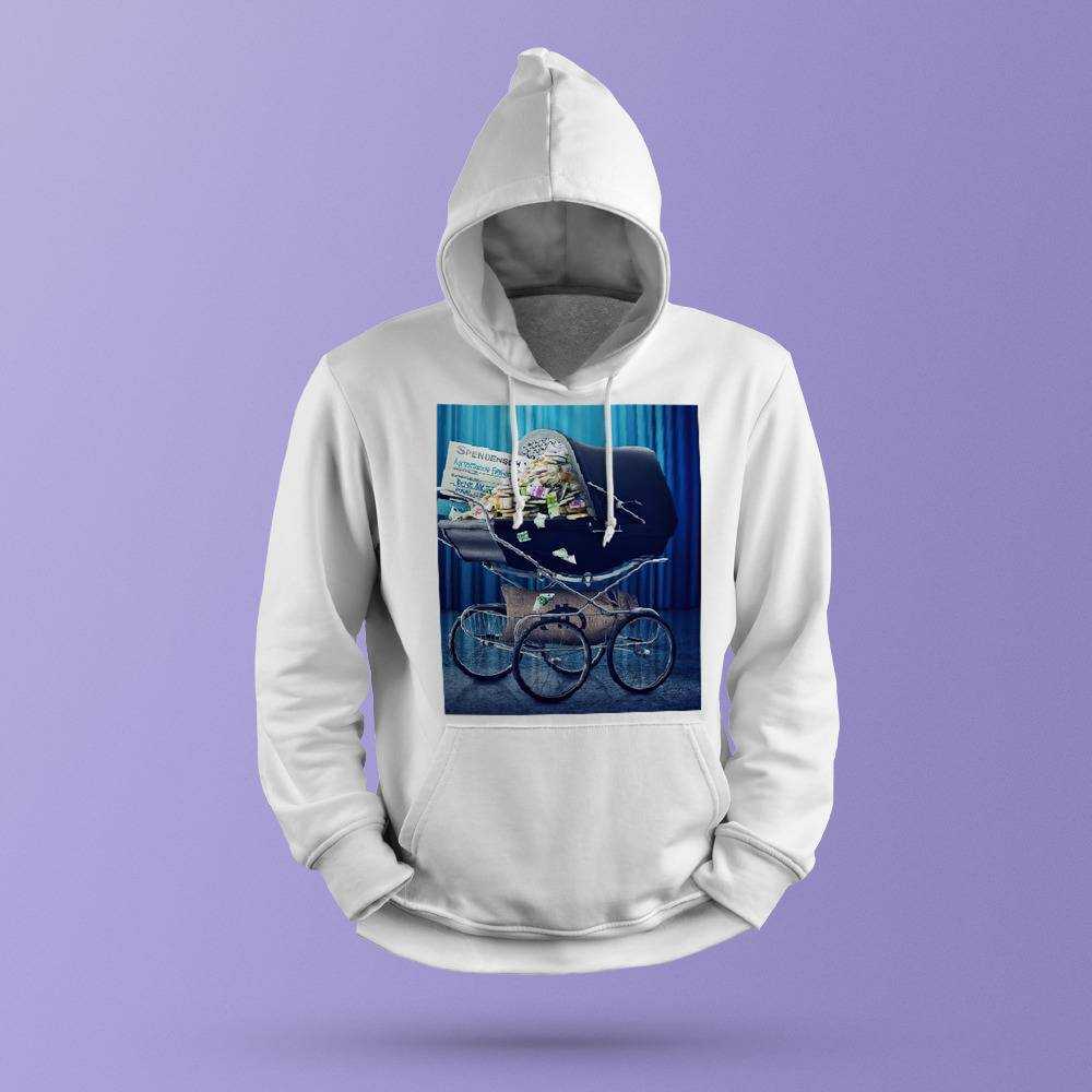 Alligatoah Pullover Hoodie Denk An Die Kinder Hoodie