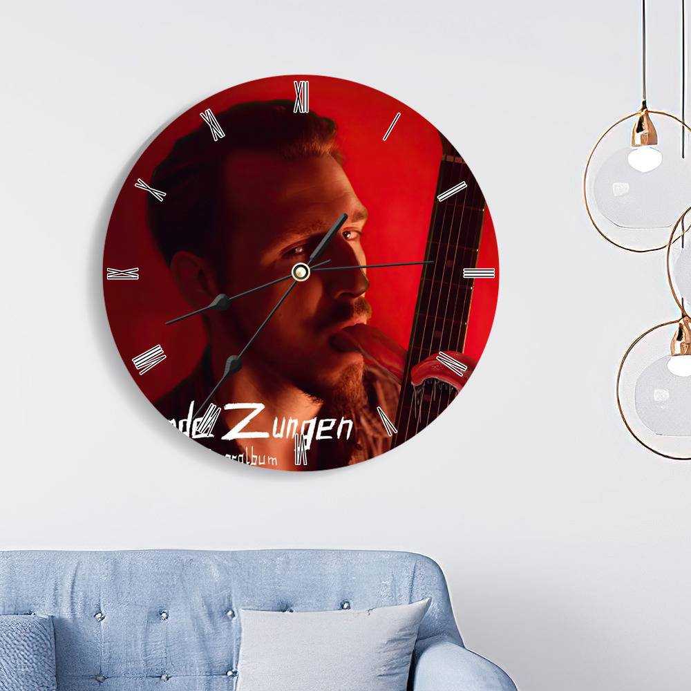 Alligatoah Runde Wanduhr Wohnkultur Wanduhr Geschenke Für Alligatoah Fans Leb Wanduhr