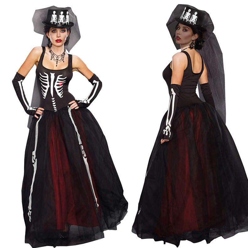 Women's Victorian Ghost Bride Costume