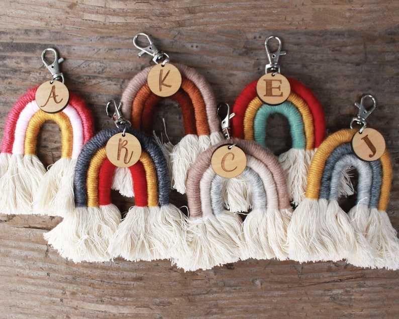 Macrame keychain kit【Macrame keychain kit】 - Shop CHRIS Art Studio  Knitting, Embroidery, Felted Wool & Sewing - Pinkoi