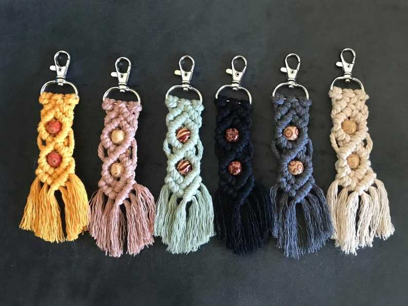 Online) Macrame Keychain — Sunshine Craft Co