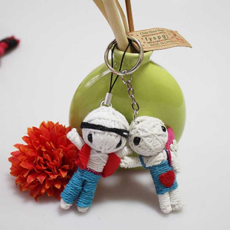 Macrame on sale doll keychain