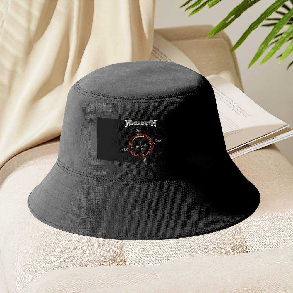 Megadeth Bucket Hat Unisex Fisherman Hat Gifts for Megadeth Fans