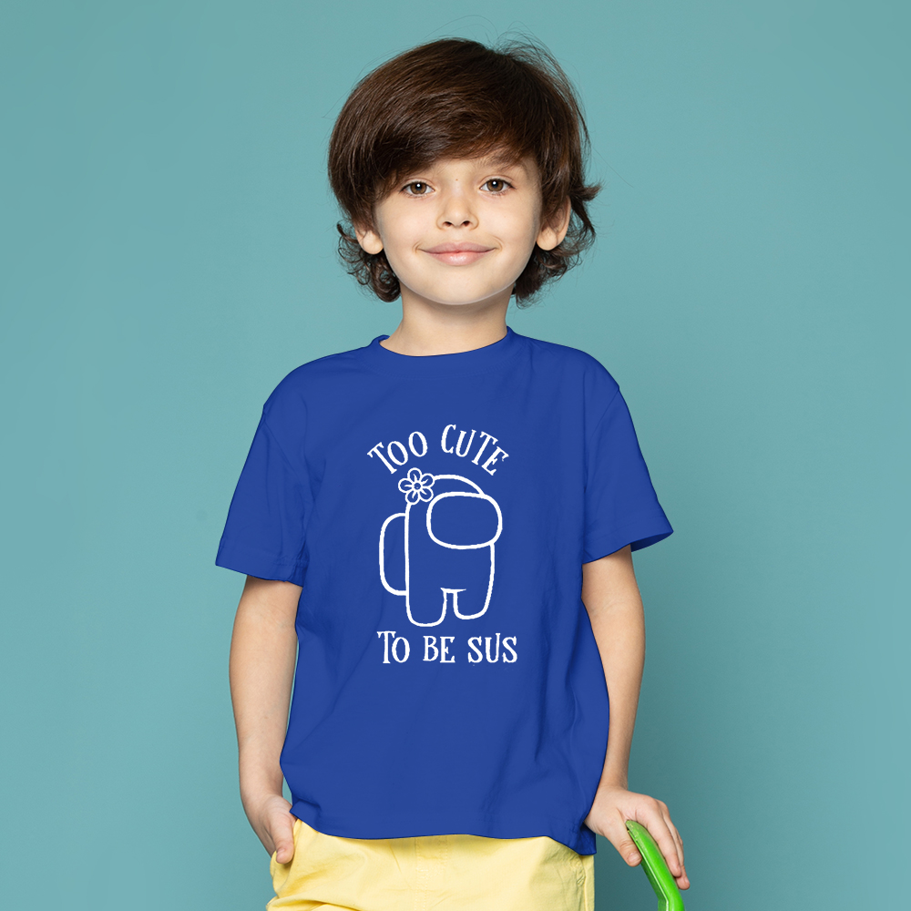 You are sus funny among us quote kids t-shirt