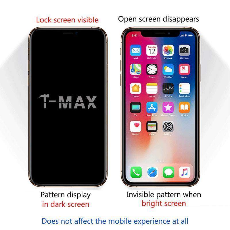 Elephant Cartoon-Muster Displayschutzfolie Gehärteter Glas - meinefotohandyhuelle