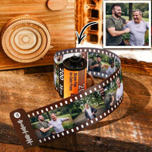 Vatertagsgeschenke Personalisierte Bunte Kamera Filmrolle Schlüsselanhänger - Für Ehepaar