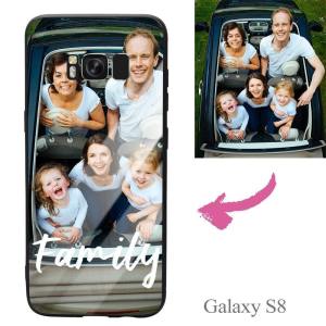 Galaxy S8 Personalisierte Wir sind Falimie Foto Protektiv Handyhülle