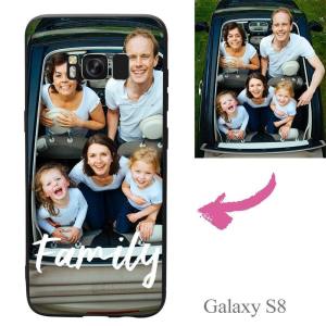 Galaxy S8 Personalisierte Wir sind Falimie Foto Protektiv Handyhülle