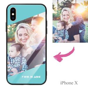 iPhoneX Personalisierte Das ist Liebe Foto Protektiv Handyhülle