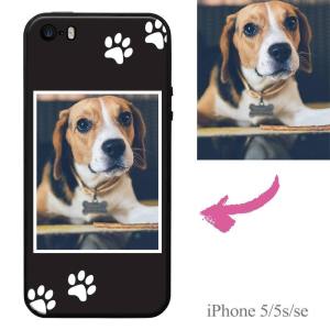 iPhone5/5s/se Personalisierte Hund Foto Protektiv Handyhülle