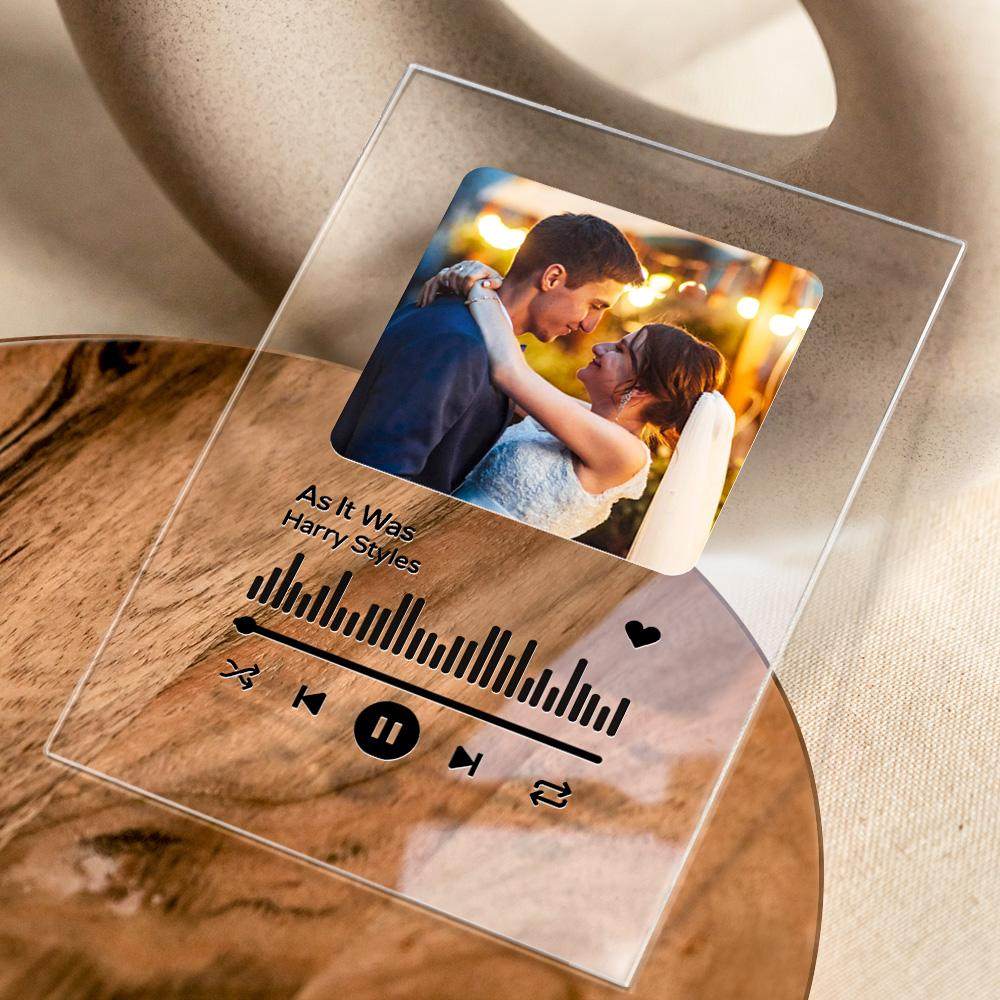 Gift for Her Custom Spotify Plaque Memorial Music Plaque Anniversary Gift Love Song Mother's Day Gifts - 