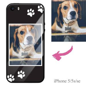 iPhone5/5s/se Personalisierte Hund Foto Protektiv Handyhülle