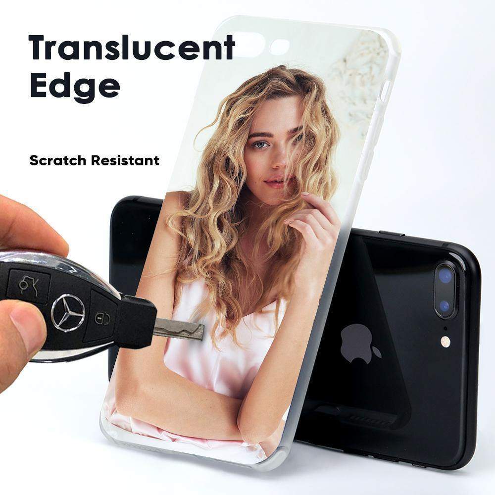 iPhone Personalisierte iPhone Hülle - Gebürsteter Name - meinefotohandyhuelle