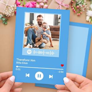 Benutzerdefinierte Spotify Code Musik Grußkarten Scannbare Geschenkkarten
