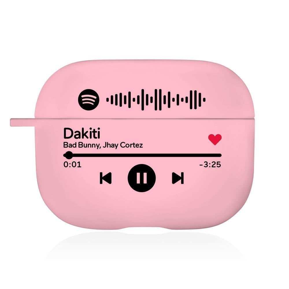 Father's Day Gift - Scannable Spotify Code Airpods Case Engraved Custom Music Song Airpods Case - myspotifyplaque