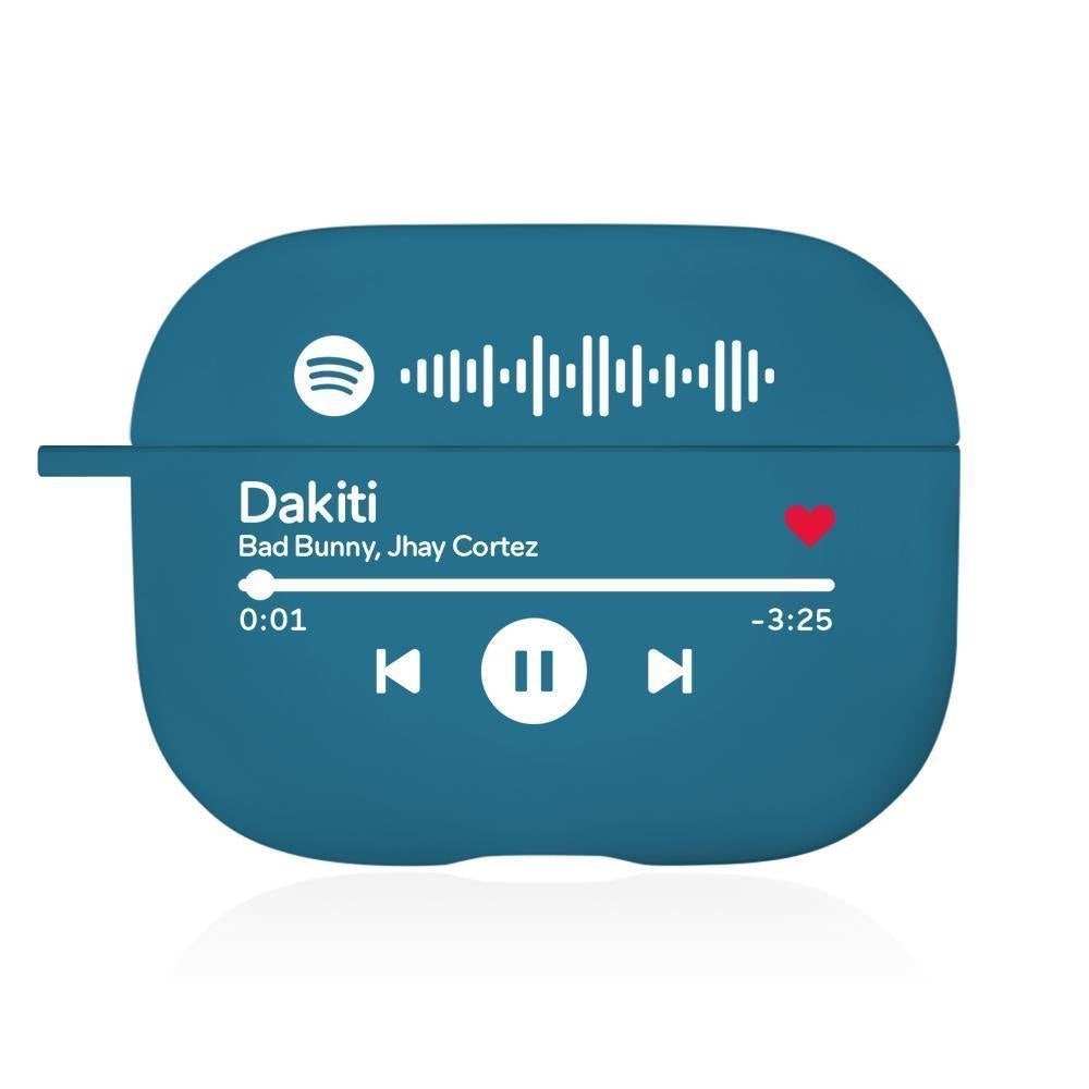 Father's Day Gift - Scannable Spotify Code Airpods Case Engraved Custom Music Song Airpods Case - myspotifyplaque