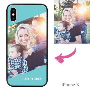 iPhoneX Personalisierte Das ist Liebe Foto Protektiv Handyhülle