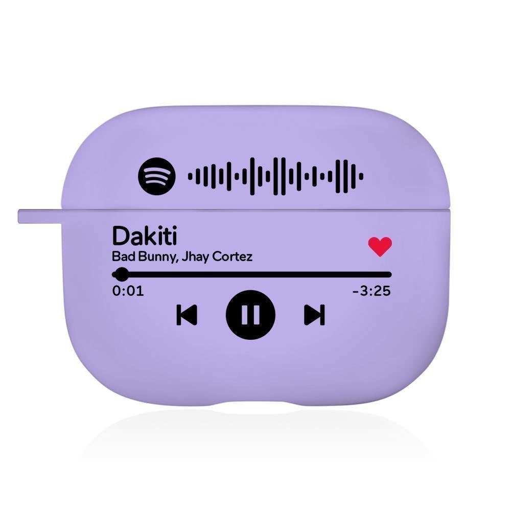 Father's Day Gift - Scannable Spotify Code Airpods Case Engraved Custom Music Song Airpods Case - myspotifyplaque