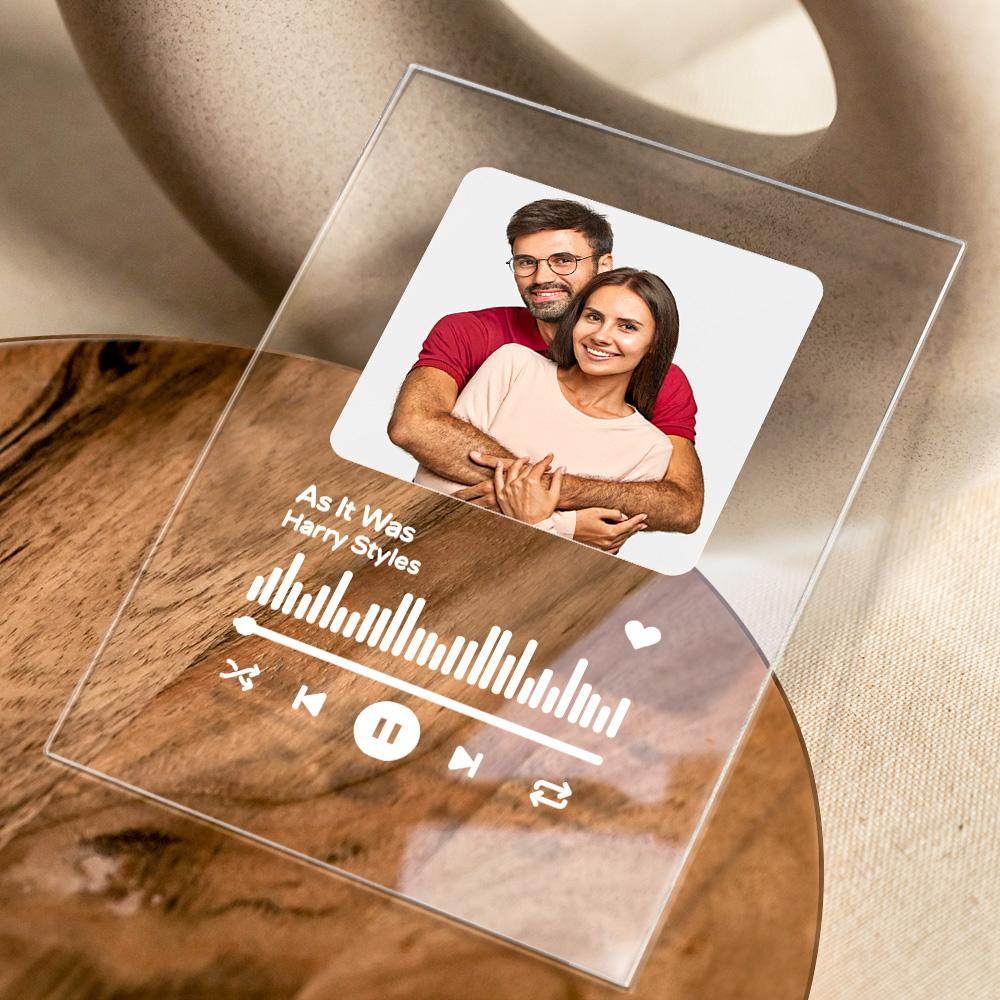 Gift for Her Custom Spotify Plaque Memorial Music Plaque Anniversary Gift Love Song Mother's Day Gifts - 