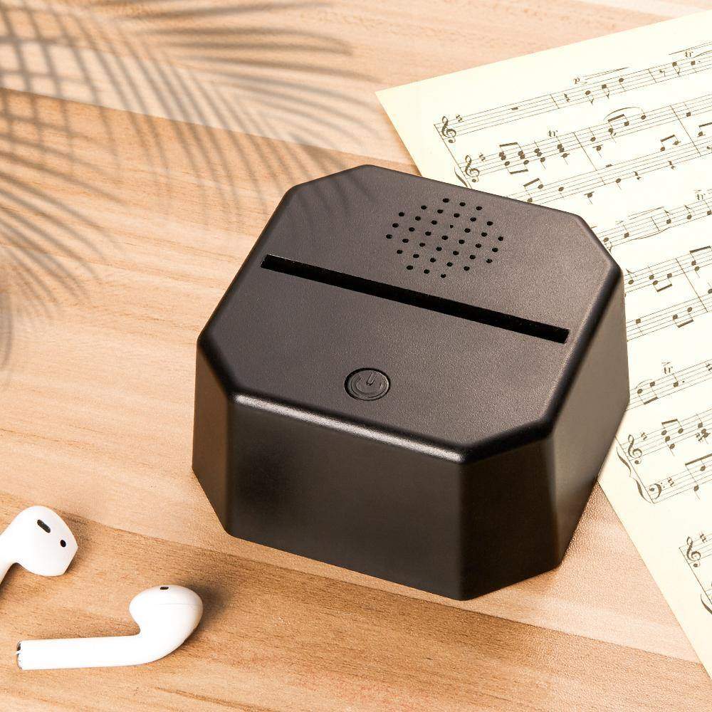 Benutzerdefinierte Spotify Bluetooth-Lautsprecher Acryl Nachtlicht mit 7 Farben Spotify Bluetooth Player - meinefotohandyhuelle