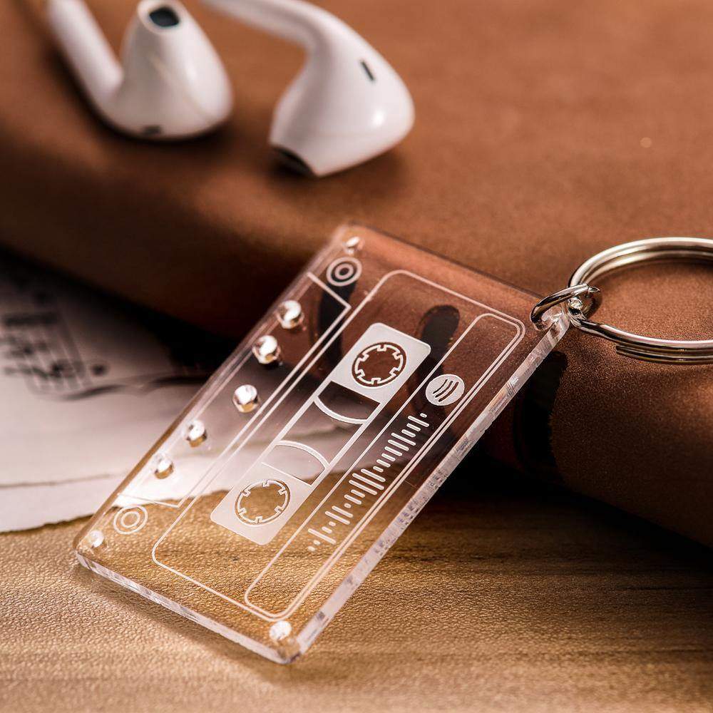 Benutzerdefinierte Spotify Code Musik Song Keychain Scannbare Geschenke - meinefotohandyhuelle