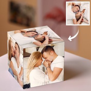 Benutzerdefinierte Foto Zauberwürfel Geschenk Multiphoto Cube B - Für Ihn