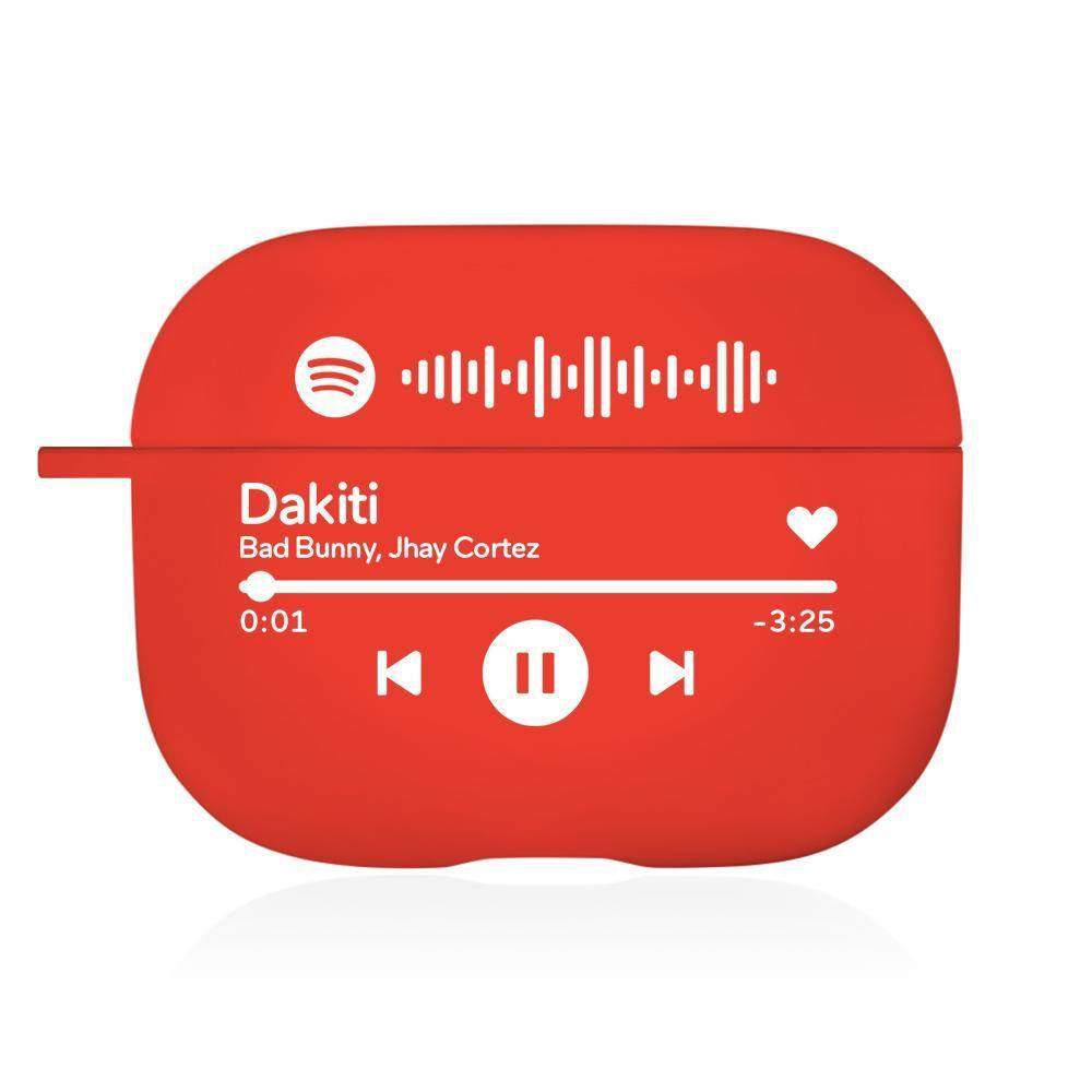 Father's Day Gift - Scannable Spotify Code Airpods Case Engraved Custom Music Song Airpods Case - myspotifyplaque