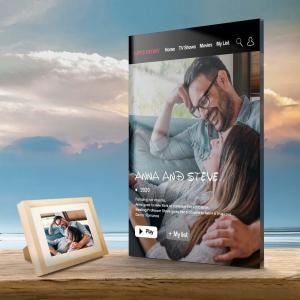 Benutzerdefiniertes Filmplakat-Schild, personalisiertes Filmplakat, Acryl, dicker Block