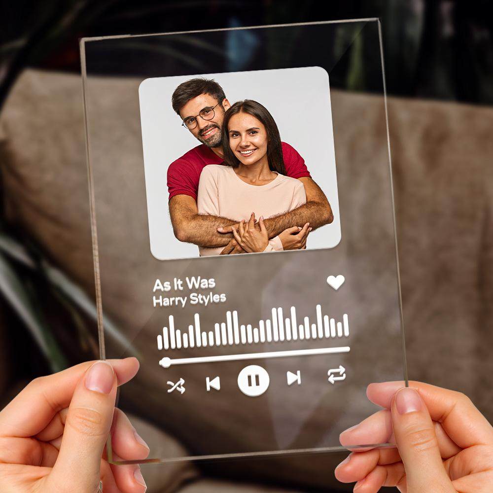 Gift for Her Custom Spotify Plaque Memorial Music Plaque Anniversary Gift Love Song Mother's Day Gifts - 