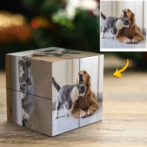 Benutzerdefinierte Foto Zauberwürfel Geschenk Multiphoto Cube B - Für Ihn