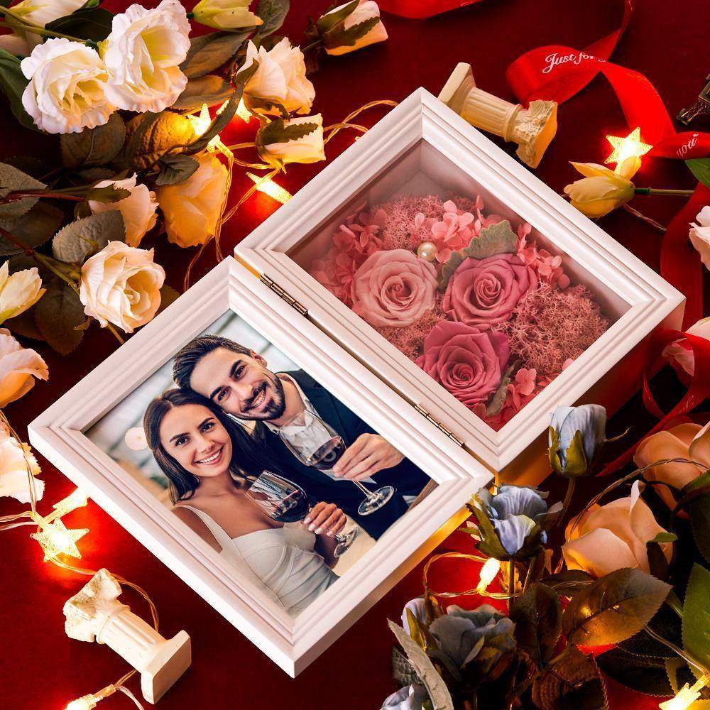 Personalisierte Ewigkeit Rose Valentinstag Geschenke Mit Foto-Pink - meinefotohandyhuelle