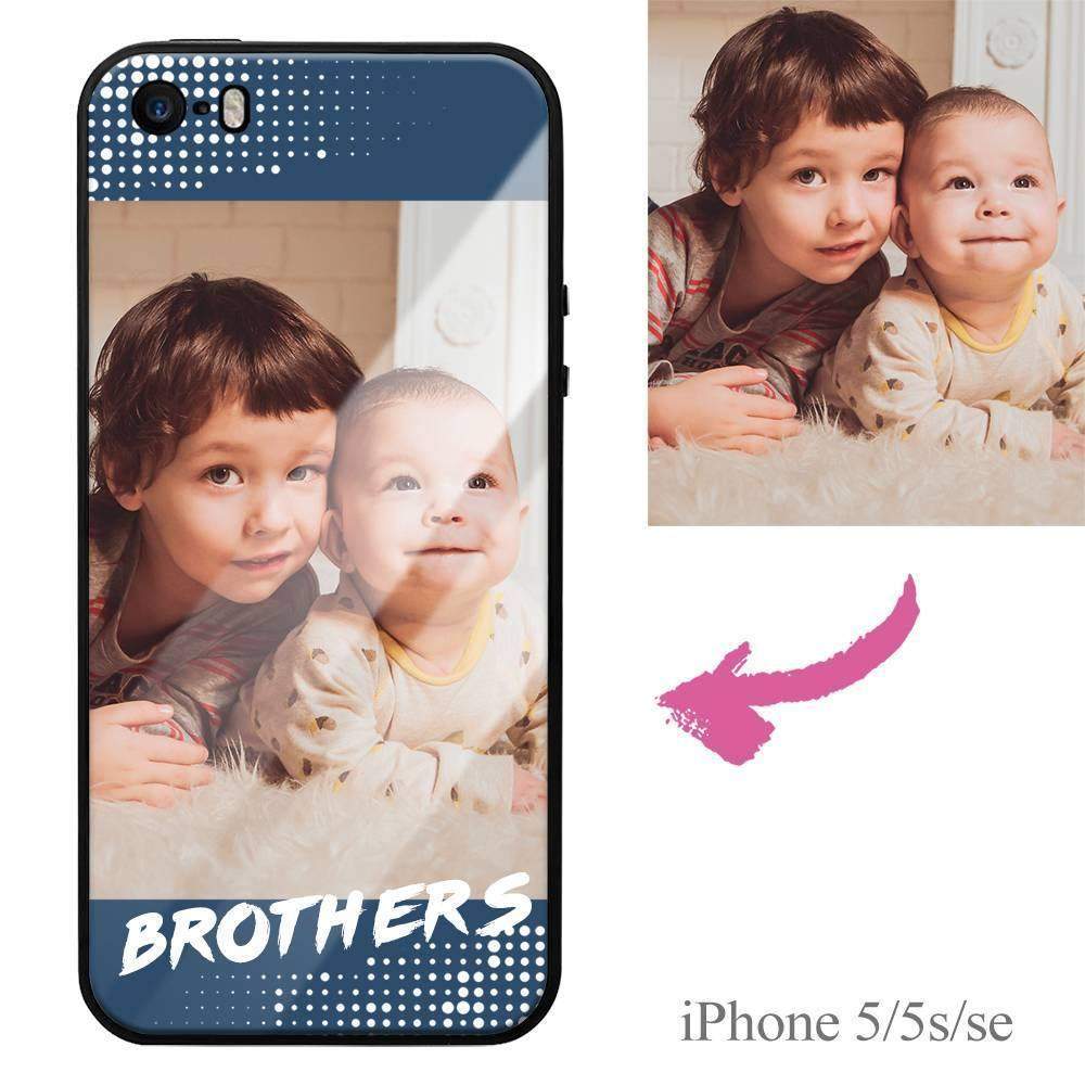 iPhone5/5s/se Personalisierte Brüder Familie Foto Protektiv Handyhülle - meinefotohandyhuelle