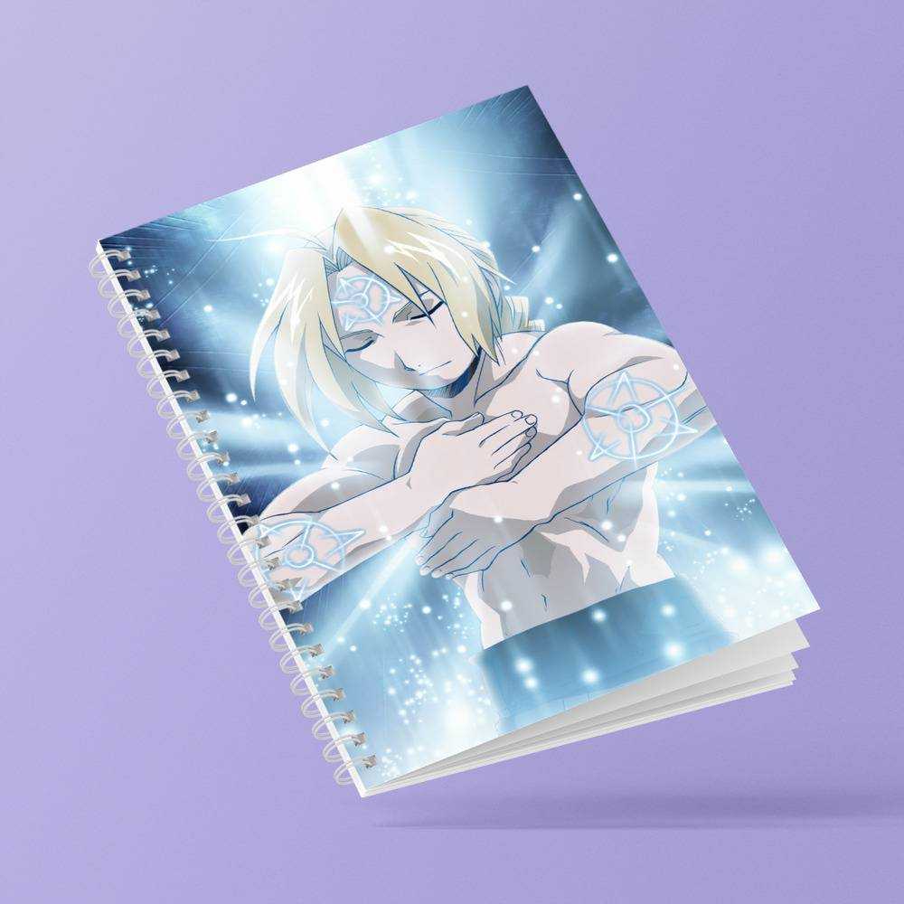 Fullmetal Alchemist Roy Mustang Name Anime Spiral Notebook