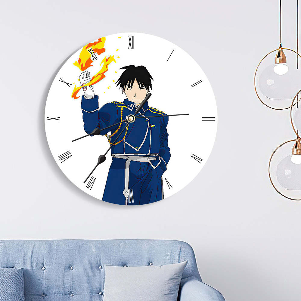 Fullmetal Alchemist Round Wall Clock Home Decor Wall Clock Gift for Fullmetal  Alchemist Fans