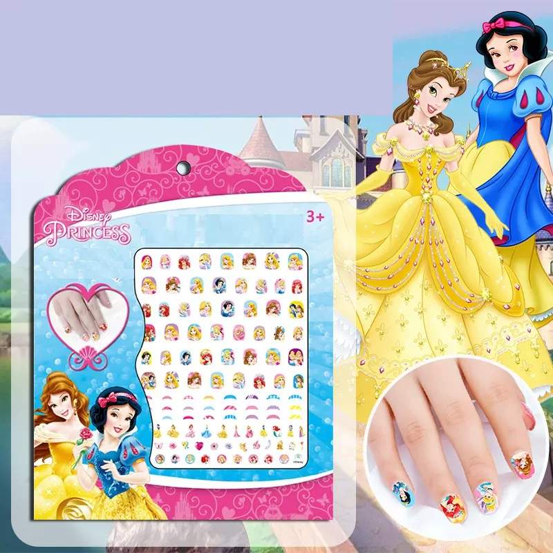 Cartoon Frozen Princess Pooh Bear Snow White Makeup Nail Stickers Minnie  Mickey Mermaid Stitch Stickers Toy For Kids - Realistic Reborn Dolls for  Sale