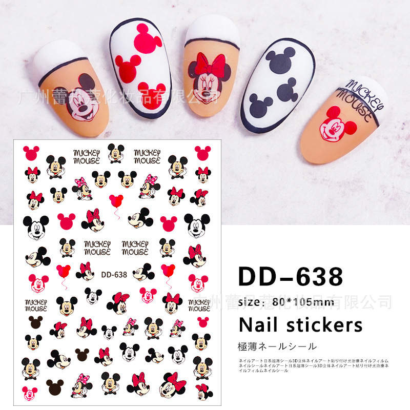 Over 100+ Character Disney Nail Stickers for You to Choose From!