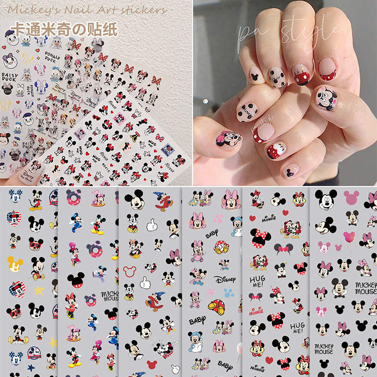 Dress Up Your Nail With our Nail Art Stickers Cute Cartoon Mickey