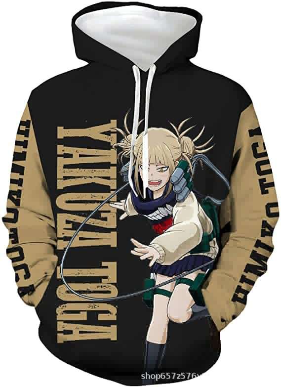 My hero academia hoodie toga sale