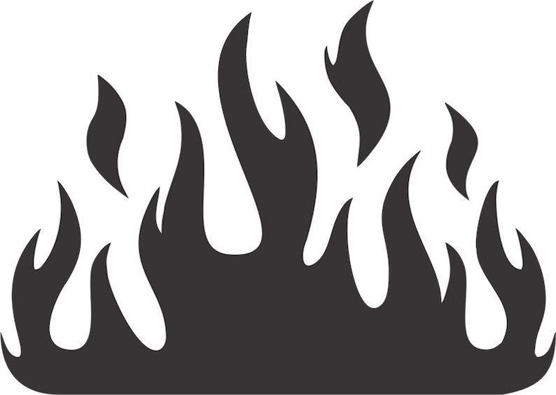 Flame Svg, Fire Flames Svg Png Eps Digital Download | flamesvg.store